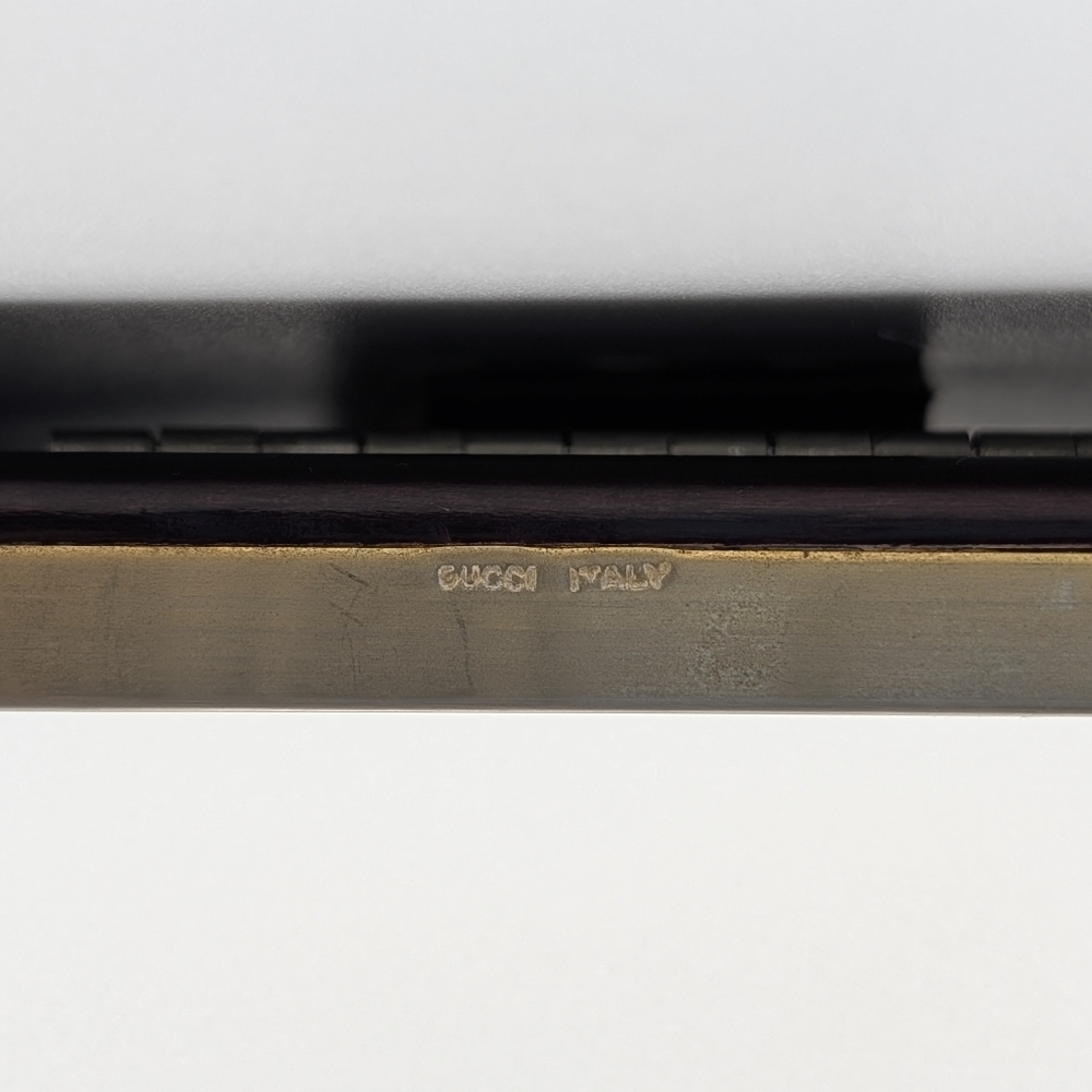 RARE Gucci Frame Silver Plate Signed, Italy, 1970s Vintage 💯 Authentic - Picture 6 of 10